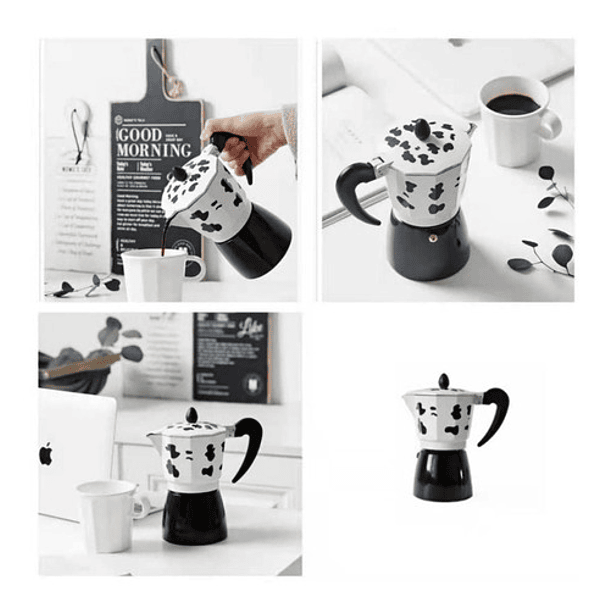 Cafetera Italiana 6 Tazas Diseño 2