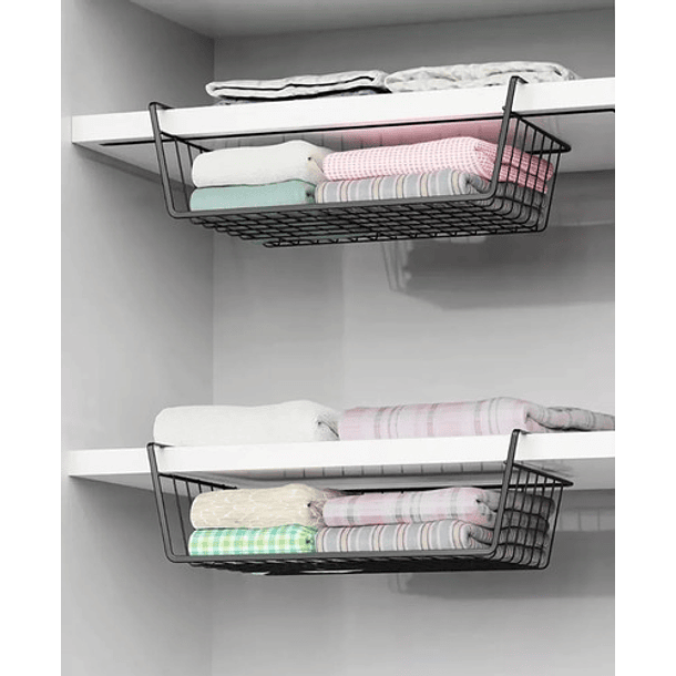 Canasto Estante Organizador Colgante Multiuso Repisa Armario 5