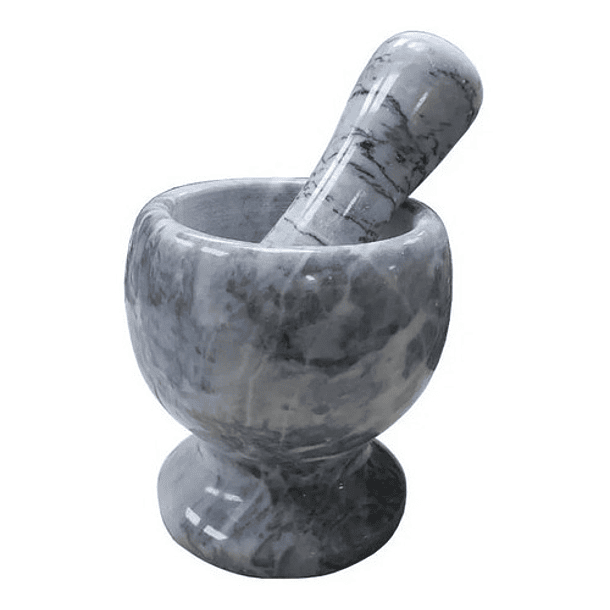 Mortero De Mármol Moledor Hierba Mezcla Tritura 1