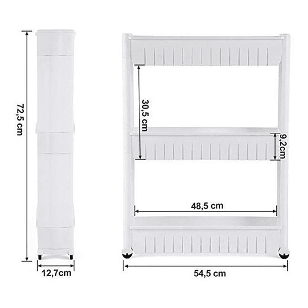 Estante Organizador Almacenamiento Multiuso 3 Niveles Cocina 3