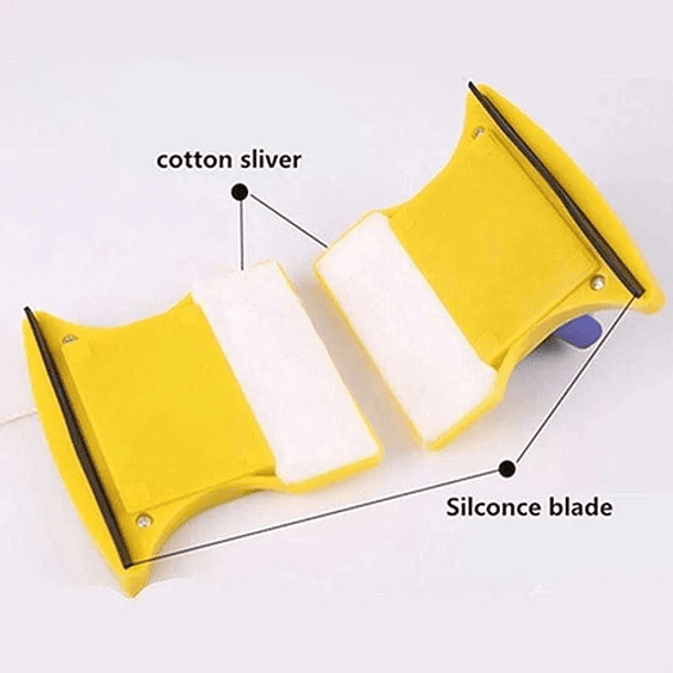 Pack 2 Limpia Vidrios Magnetico Doble Cara Limpieza Hogar  2