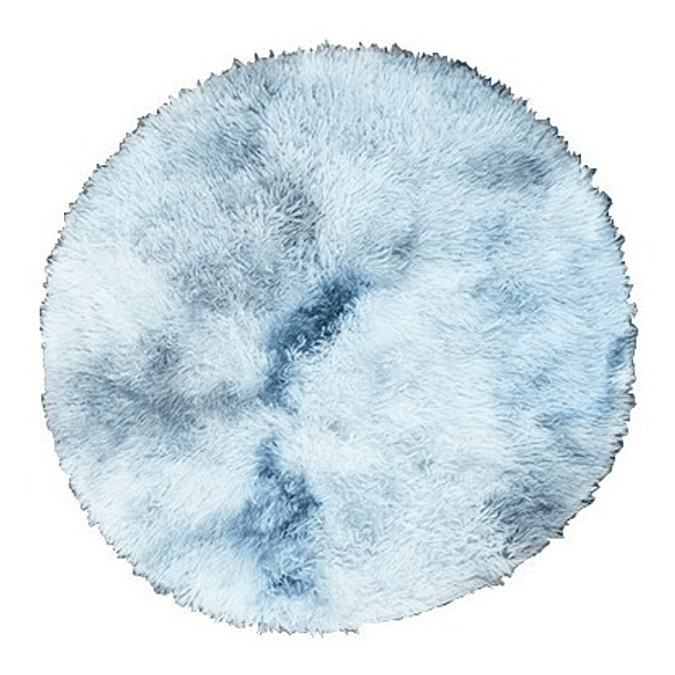 Alfombra Redonda Peluda Circular 100cm Varios Colores 9