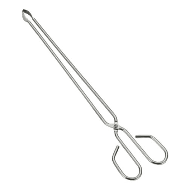 Pinzas Tenazas De Acero 36cm Asado Carbón Pan Carnes  4