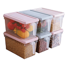 Caja Organizadora Para Refrigerador Con Tapa Y Mango Colores 11