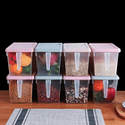 Caja Organizadora Para Refrigerador Con Tapa Y Mango Colores 12