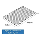 Rejilla Para Galletas Pizza Pan Hornear Freír Estilar  3