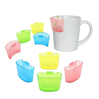 4 Soportes Bolsa De Té Para Tazas Tazones Vasos Mugs Tetera  3