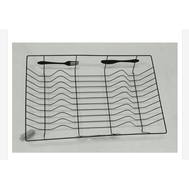 Escurridor De Loza Secaplatos Metálico Básico 1 Piso Diseño 1