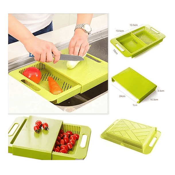 Tabla De Cocina 3 En 1 Tabla Para Picar Antibacterial 1