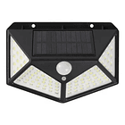 Focos Exteriores 100 Led Solar X5 + 1 Gratis Luz Fija Sensor 1