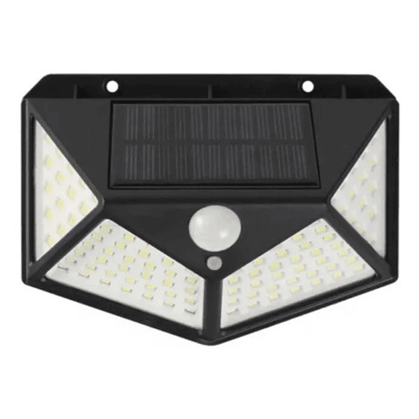 Focos Exteriores 100 Led Solar X5 + 1 Gratis Luz Fija Sensor 1