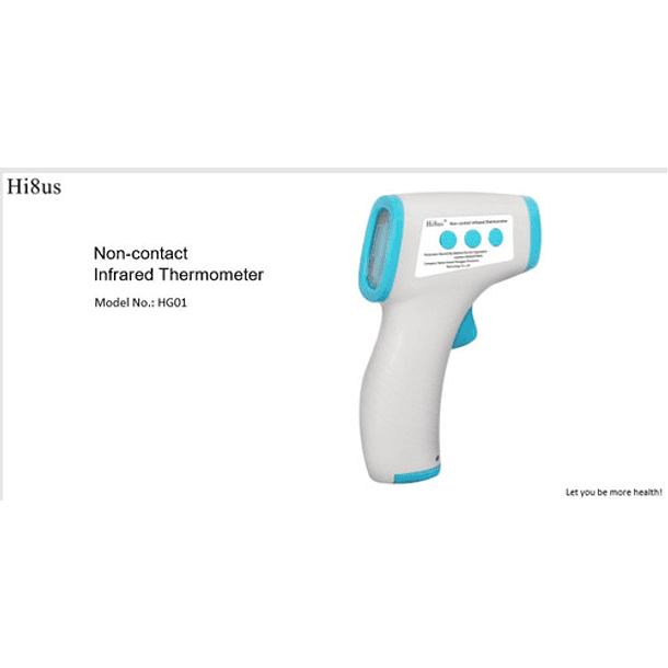 Termómetros Digital Infrarrojo Sin Contacto Pack 2 Unidades  5
