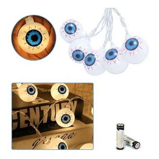 Guirnalda De Ojos Luminosos Para Halloween 4