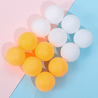 Set De 12 Pelotas De Ping Pong, 6 Blanca Y 6 Naranja C/u 3