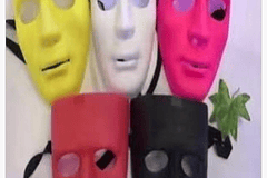 Mascara Halloween Baile Callejero Colores Aleatorio