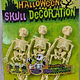 Adorno Halloween Esqueletos 16 X 16 X 4 Cm