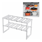 Organizador Multifuncional Cocina  Hogar Repisa Ajustable  1
