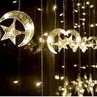 Guirnalda Cascada Luz Calida Led 3mts Navidad 4