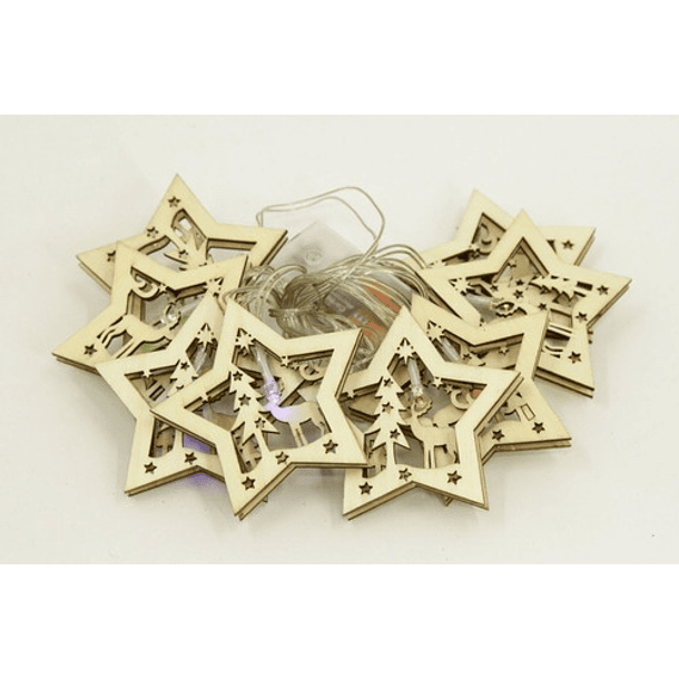 Guirnalda Estrella Con Luces Navidad 1,8 Metros 1