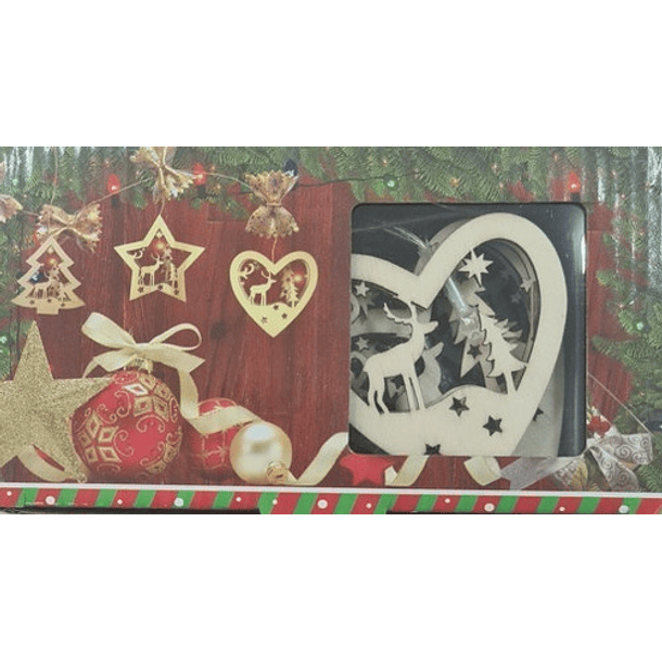 Guirnalda Estrella Con Luces Navidad 1,8 Metros 8