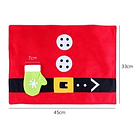 Individual Navidad Con Posa Cubierto 3d Adorno. 4