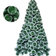 Árbol Artificial Navidad Efecto Nevadofrondoso 2.10mt