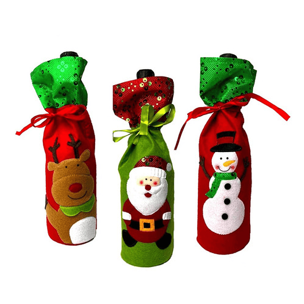 Pack Decorativo De Navidad Mesa Pcz 3