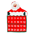 Calendario De Navidad Con Diseño De Santa 4