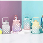 Botella De Agua 1.5 Lts Motivacional Deportiva Agua Diaria 3