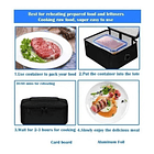 Lonchera Horno Portátil, Calentador Alimento Con Enchufe  3