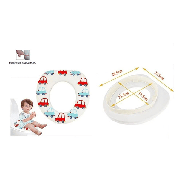 Tapa Baño Niños , Adaptador Asiento Wc Entrenamien Acolchado 3