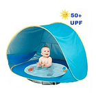 Piscina Con Carpa Protección Uv Plegable Para Bebe 15