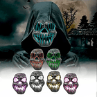 Máscara De La Purga  Led Halloween La Purga Colores 20