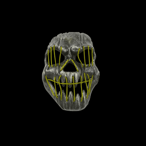 Máscara De La Purga  Led Halloween La Purga Colores 36