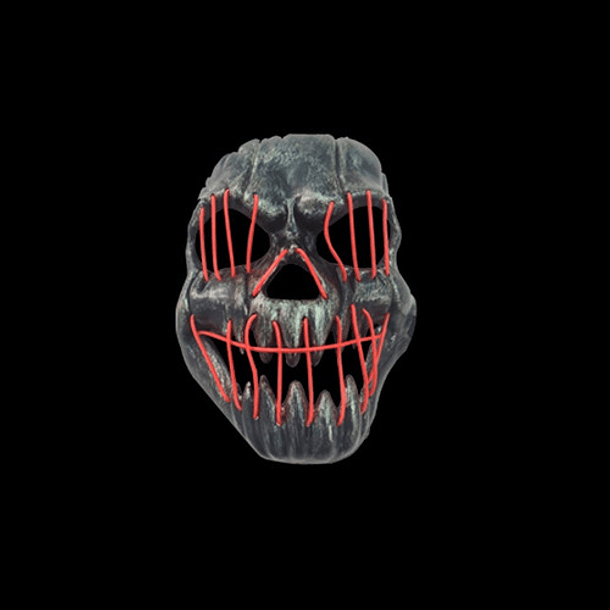 Máscara De La Purga  Led Halloween La Purga Colores 42