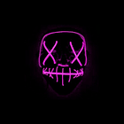 Máscara De La Purga  Led Halloween La Purga Colores 56