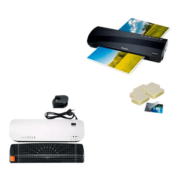 Termolaminadora Guillotina Redondeador Mica Carnet 1