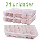 Organizador De Huevos, Caja Para 24 Unidades Huevera 4