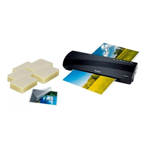 Termolaminadora + 100 Micas Carnet  1