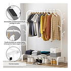 Perchero Exhibidor De Ropa Metálico Resistente 12