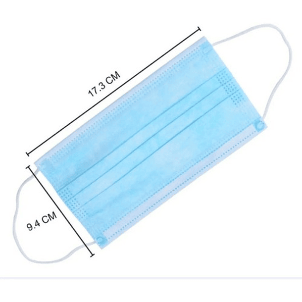 Mascarillas Desechables  50 Unidades Certificadas 4