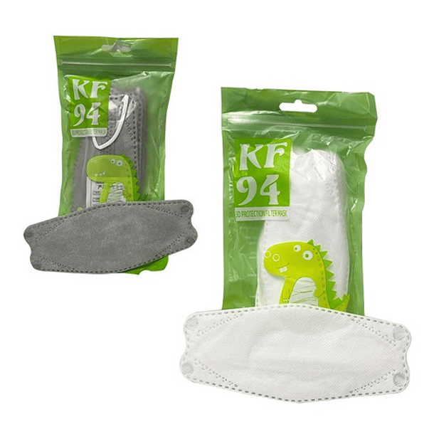 Pack 20 Mascarilla Kn95 Y Kf94 Para Niños Colores Y Diseños 25