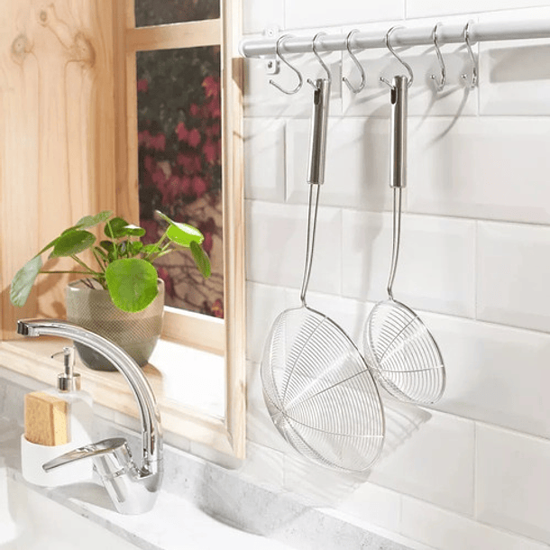 Colador Para Freir Multiuso Acero Inoxidable 15cm 3