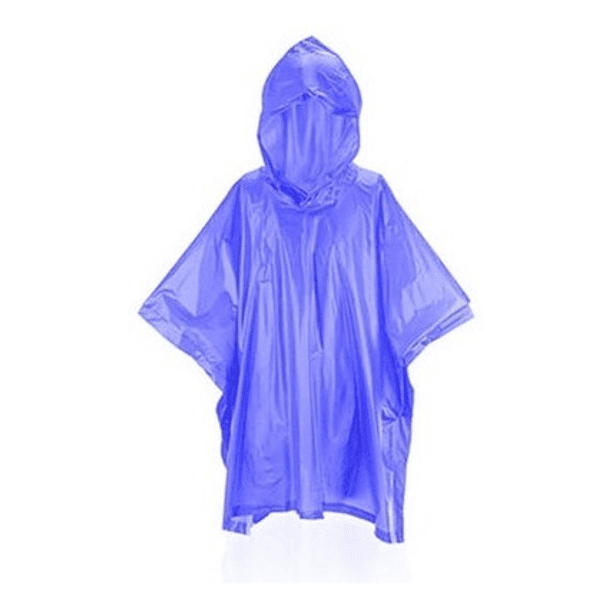 Poncho Impermeable Great Desechable Rojo 130 x 100 cm