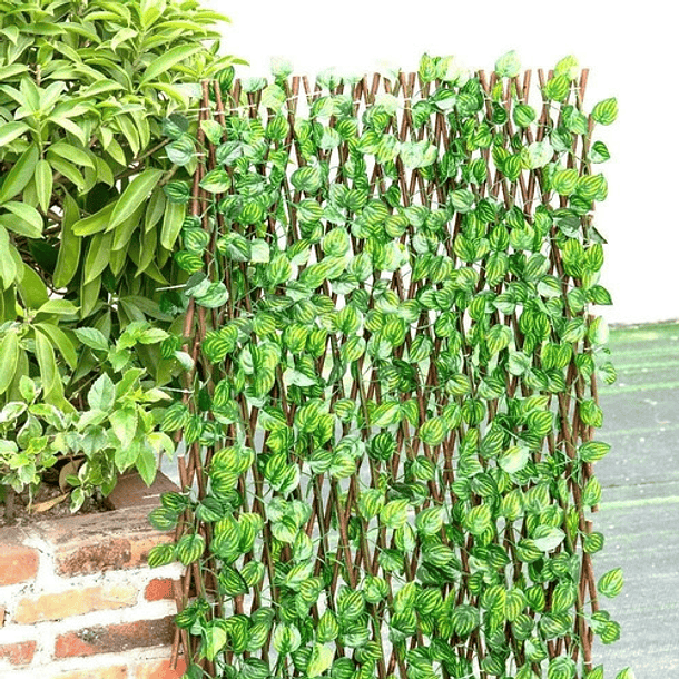 Malla Valla Cerca Tira Planta Enredadera Artificial Jardín  2