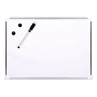 Pizarra Acrílica Blanca Magnética Borde De Aluminio 25x35 Cm 4