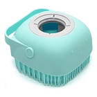 Cepillo De Silicona Para Ducha Suave Con Dispensador 1