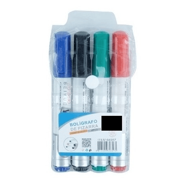 Set 4 Plumones Marcador Pizarra 2