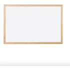 Pizarra Acrílica 40x30 Cm Con Marco De Madera 1