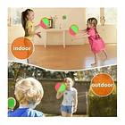 Kit Raquetas + Pelota Adhesiva Para Playa Aire Libre Juego 3